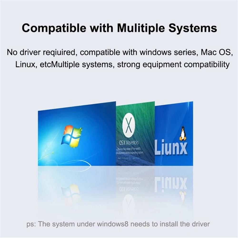 Usb 3.0 Multi-Port Splitter Adapter Silver 6