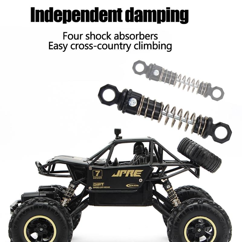 Off-road Climbing Car with 2.4ghz Remote Control and Double Motors - Silver 4