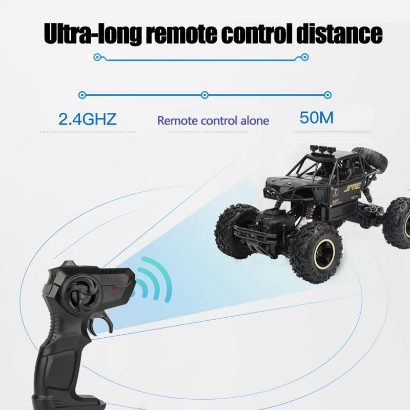 Off-road Climbing Car with 2.4ghz Remote Control and Double Motors - Silver 7