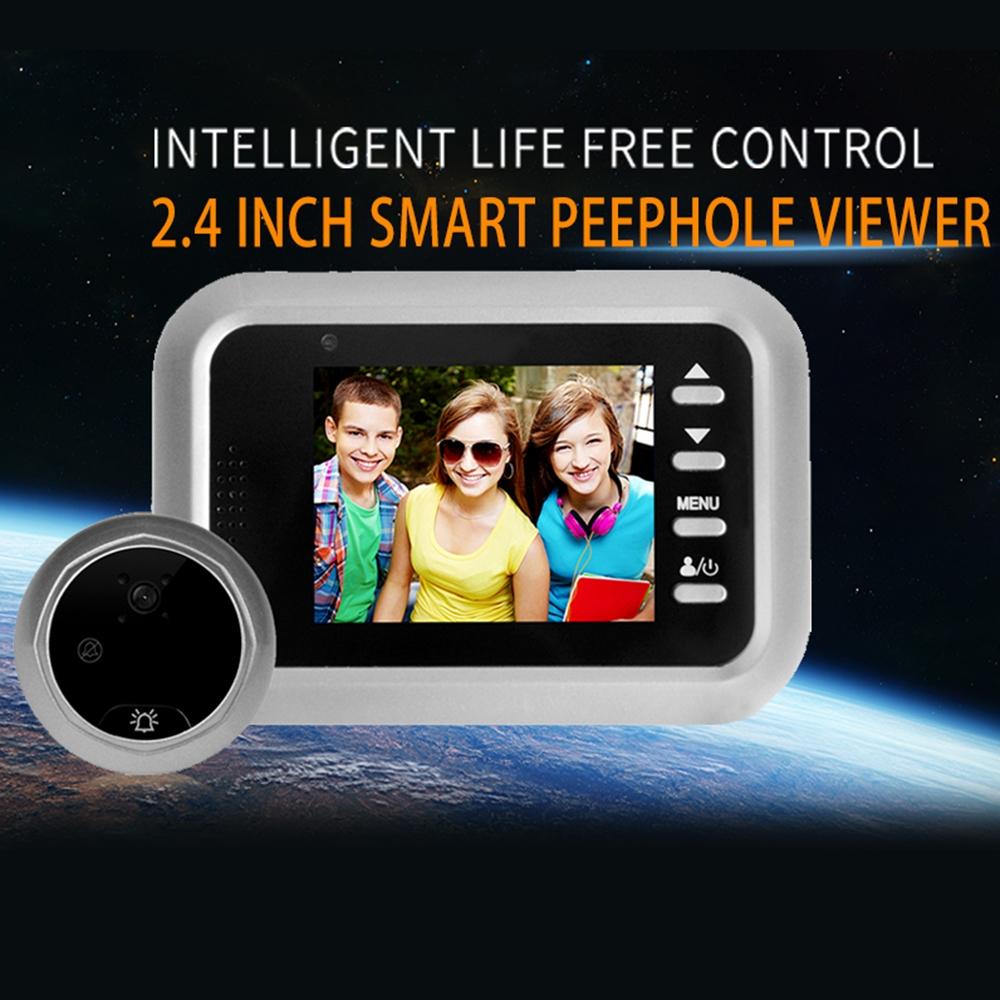 2.4 Screen 2.0Mp Security Camera With Tf Card Slot - Silver 7