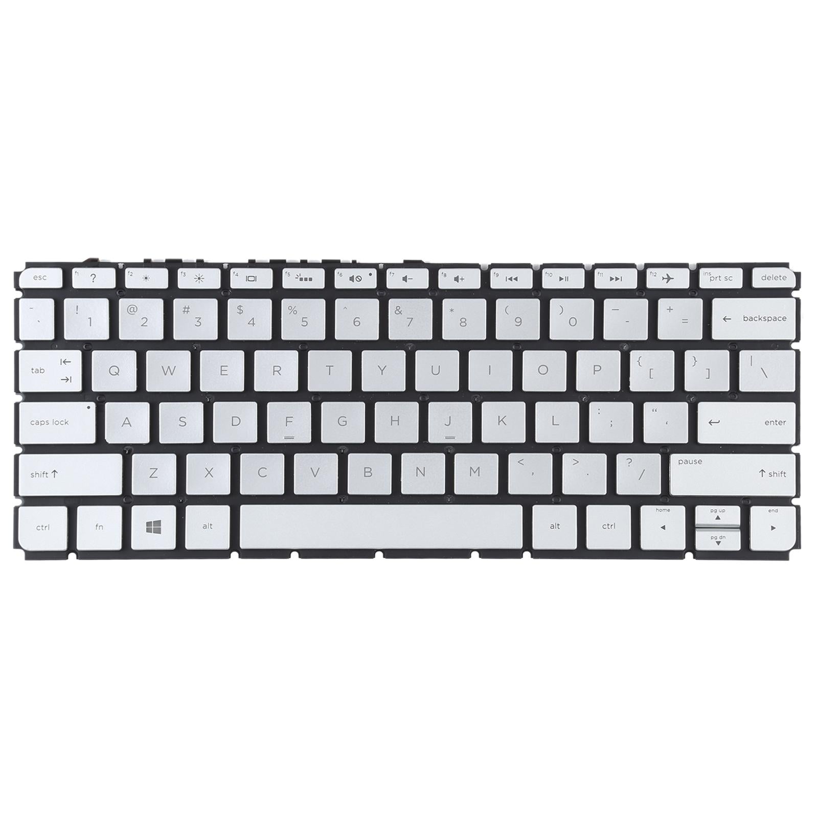 Silver Backlit Keyboard for Hp Envy 13-d us Version 3