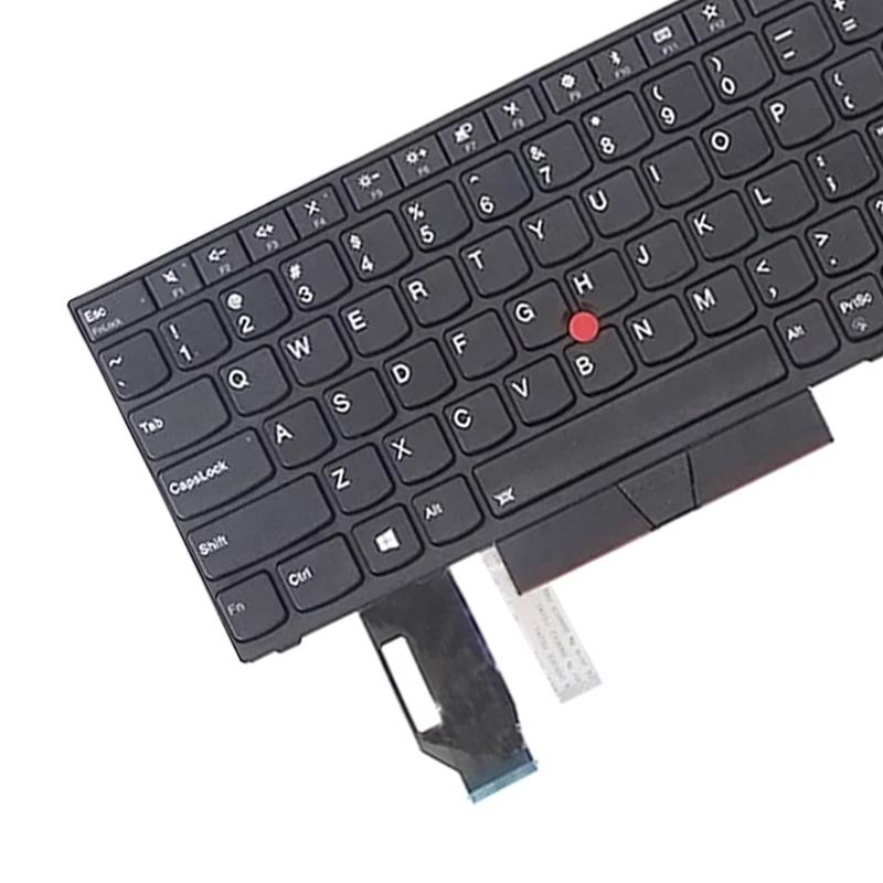 Lenovo Thinkpad E580 / E585 / E590 / E595 / T590 / P52 / P72 / P53 / P73 Keyboard - us Version - Silver 9