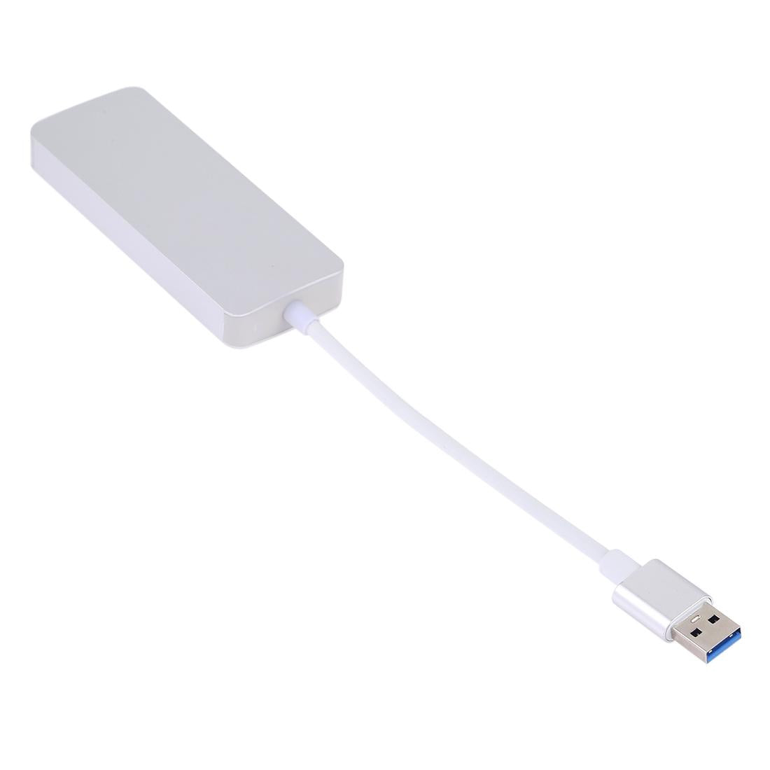 3-In-1 Usb 3.0 To Hdmi Adapter Silver 3