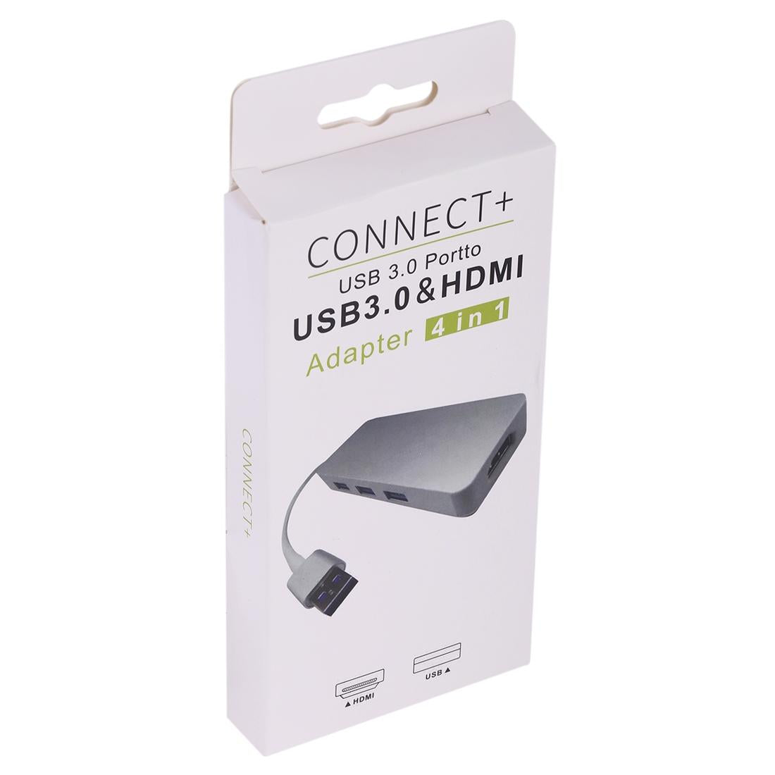 3-In-1 Usb 3.0 To Hdmi Adapter Silver 5