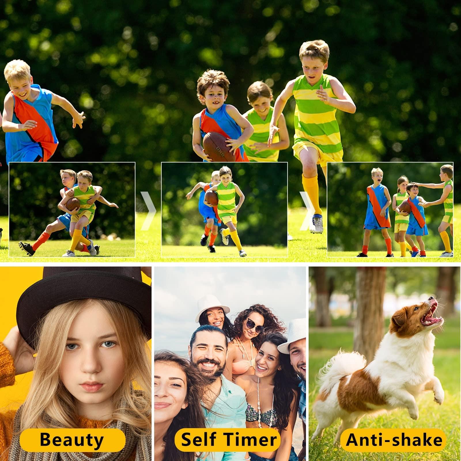 36mp 2.7k Full Hd Digital Camera with 16x Zoom for Children - 2.4 Inch Screen - Silver 5