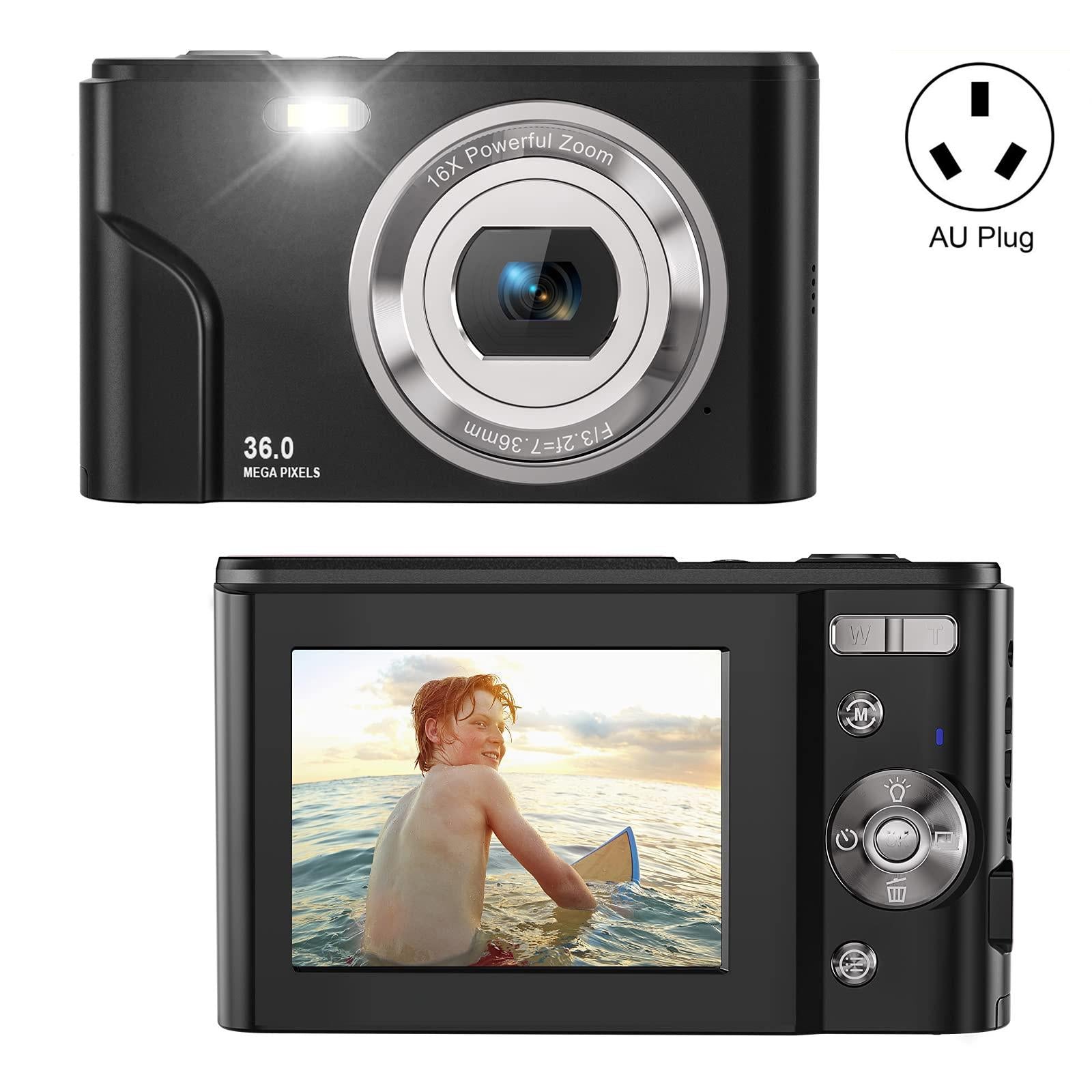 36mp 2.7k Full Hd Digital Camera with 16x Zoom for Children - 2.4 Inch Screen - Silver 9
