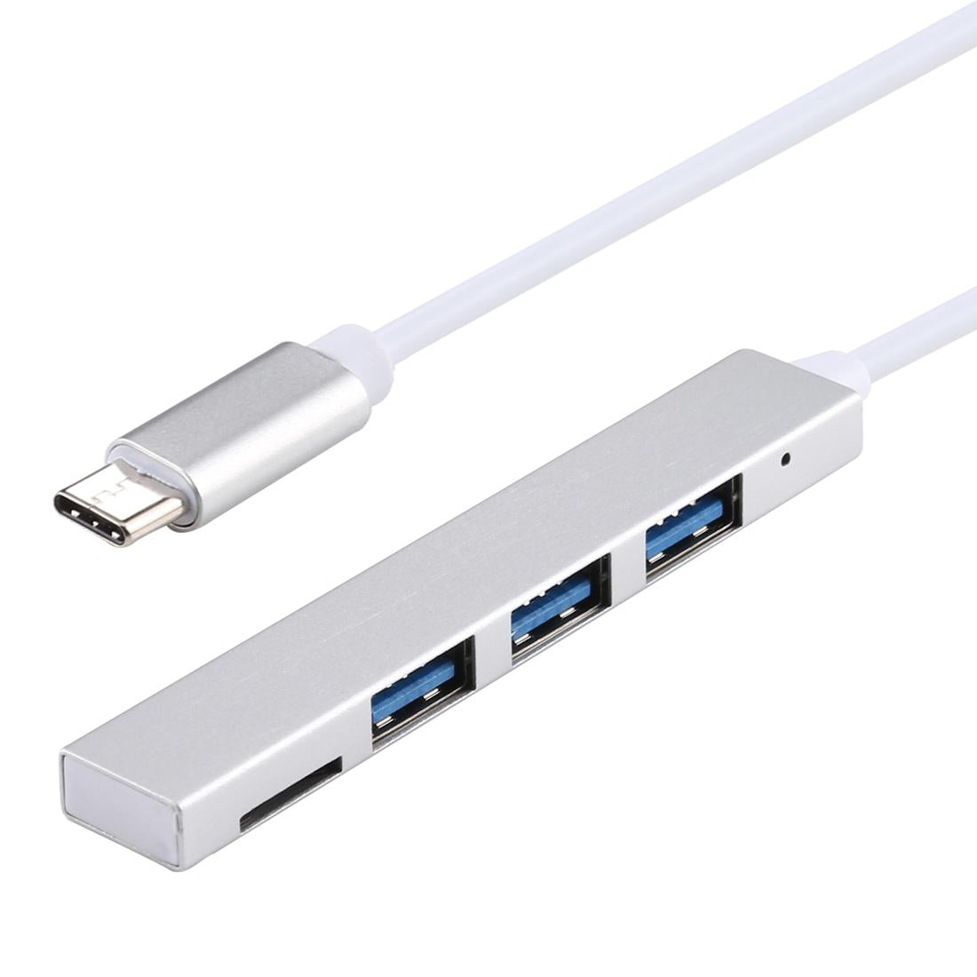 3-Port Usb-C Hub Adapter Silver 3