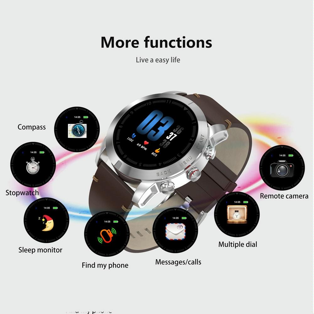 Waterproof Smart Bracelet With Call Reminder And Heart Rate Monitor - Ip68 - Silver 12