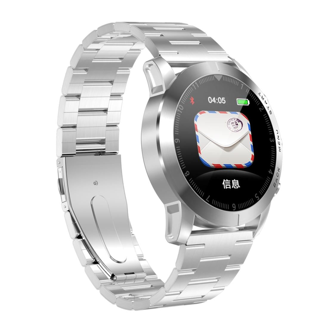 Waterproof Smart Bracelet With Call Reminder And Heart Rate Monitor - Ip68 - Silver 13