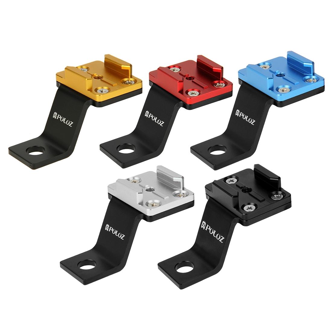Universal Motorcycle Mount for Action Cameras - Silver 8