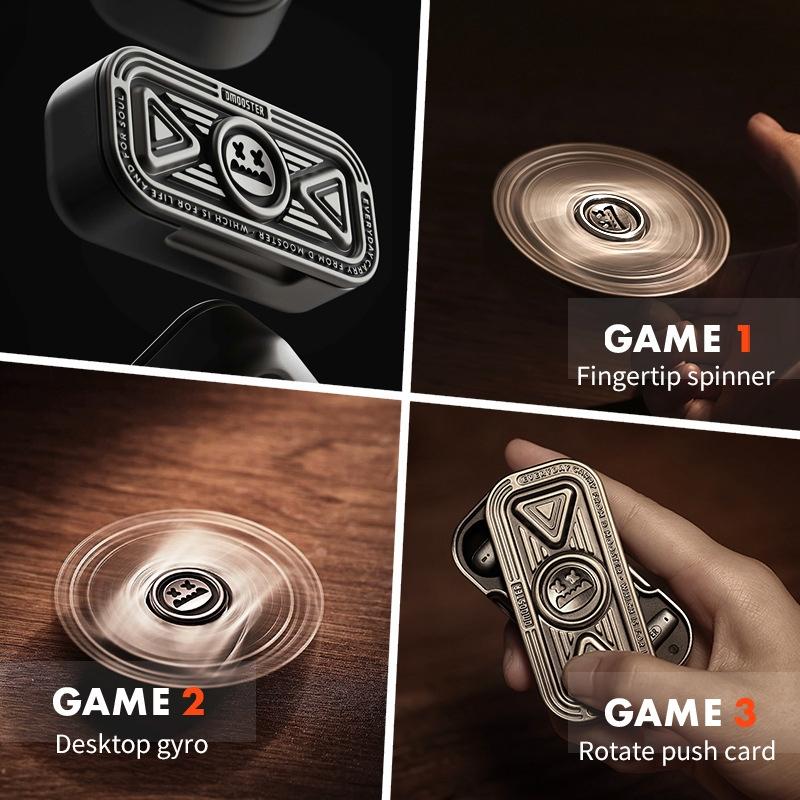Wireless Bluetooth Earphone with Fingertip Spinner - D15 Ipx4 5.3 - Silver 4