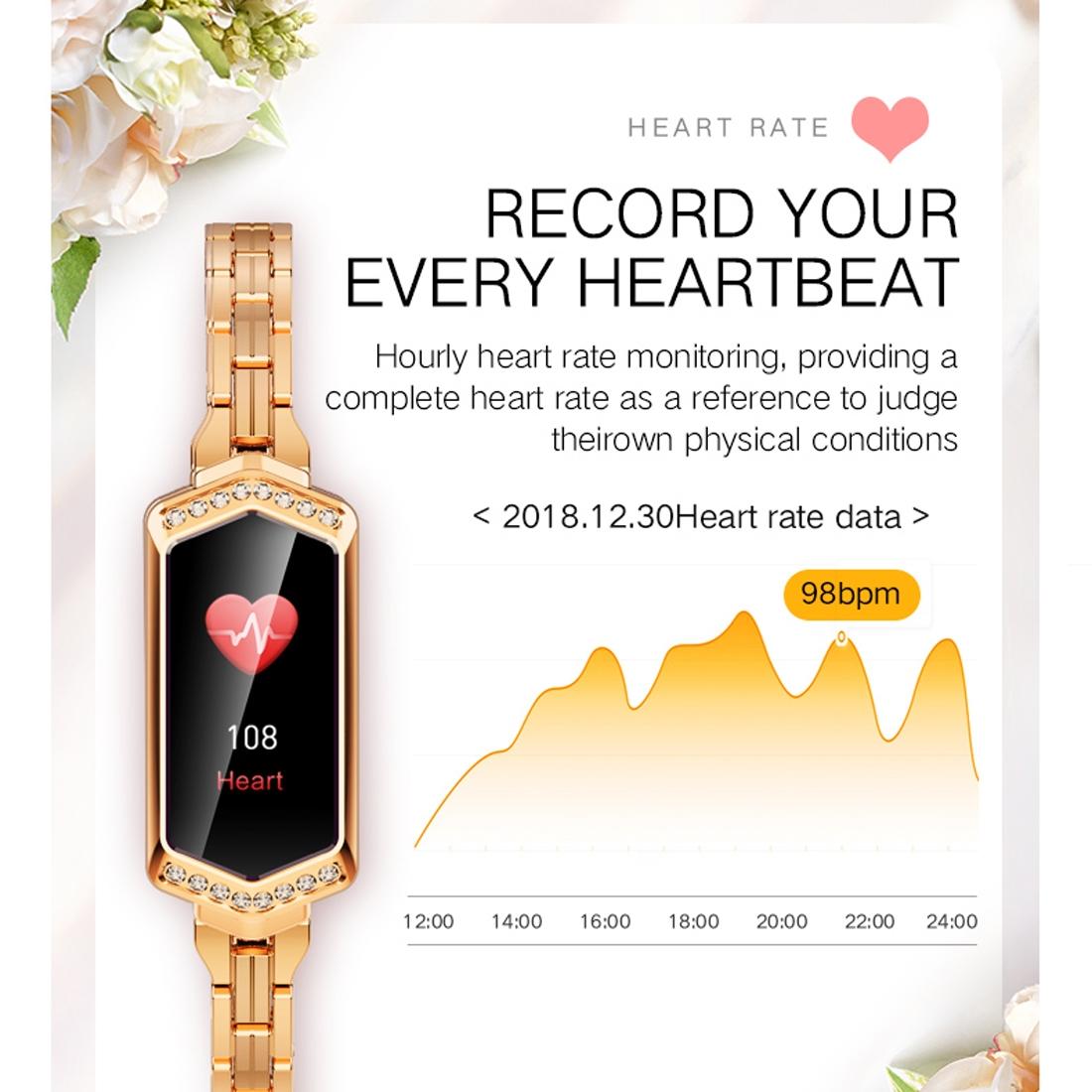 Smart Watch With Heart Rate Blood Oxygen And Sleep Monitoring - Ip67 Waterproof - Silver 9