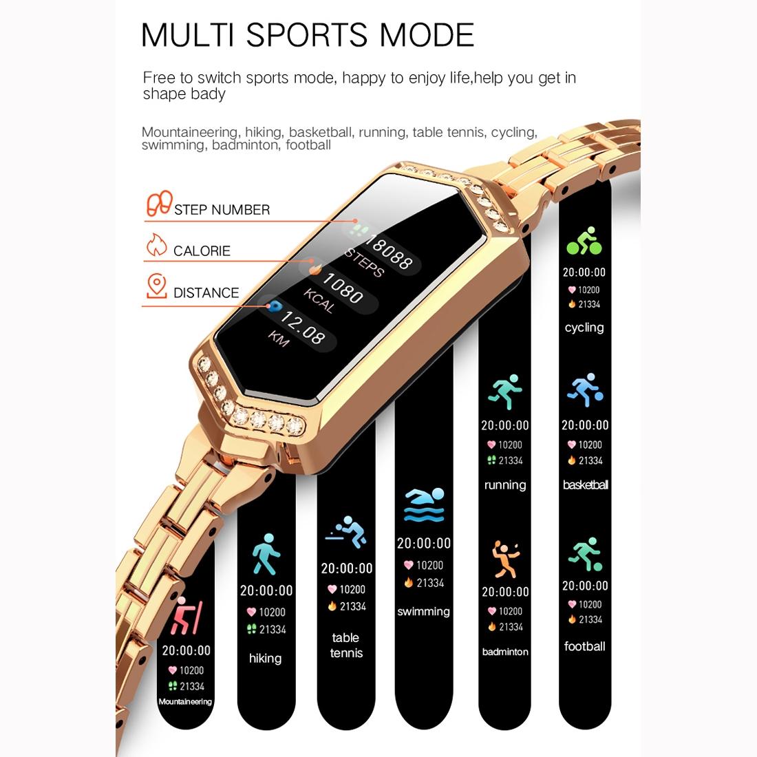 Smart Watch With Heart Rate Blood Oxygen And Sleep Monitoring - Ip67 Waterproof - Silver 11