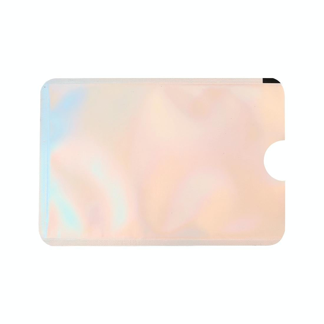 100-pack Aluminum Foil Rfid Blocking Credit Card Case - Silver 16