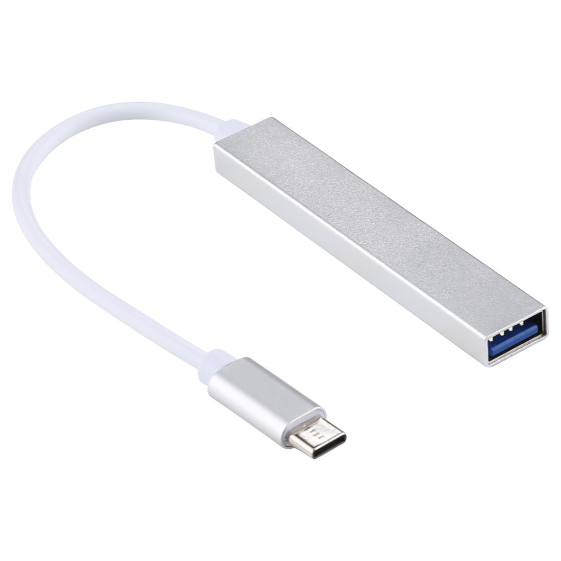 4-Port Usb-C Hub Adapter With Usb 3.0 - Silver 4