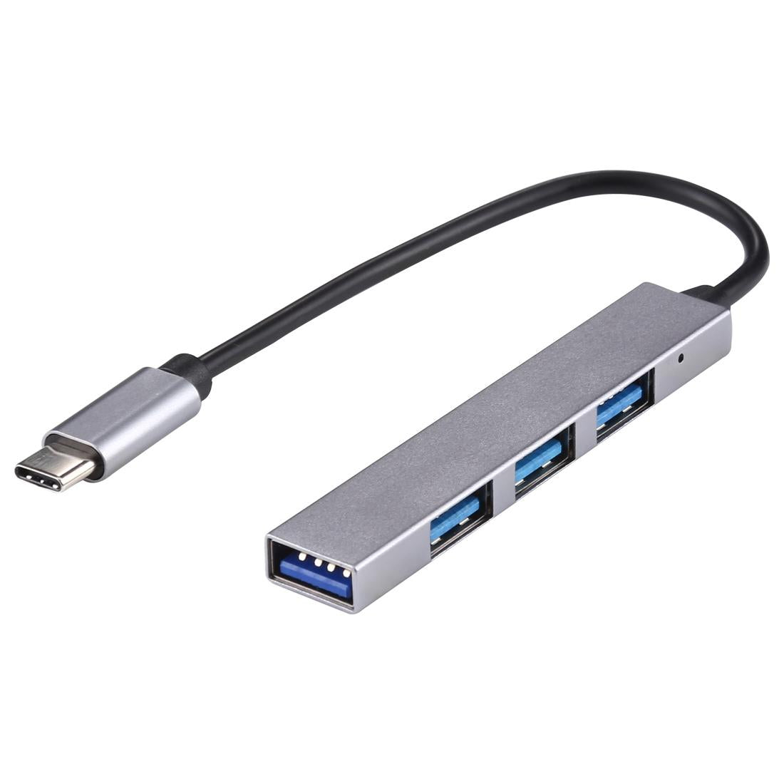 4-Port Usb-C Hub Adapter With Usb 3.0 - Silver 7