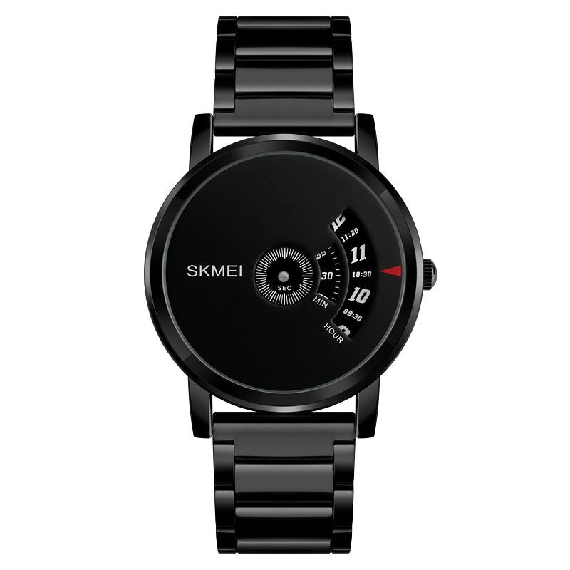 Stylish 30m Waterproof Quartz Watch with Stainless Steel Band - Silver 3