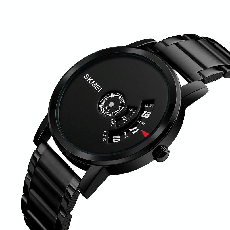 Stylish 30m Waterproof Quartz Watch with Stainless Steel Band - Silver 4