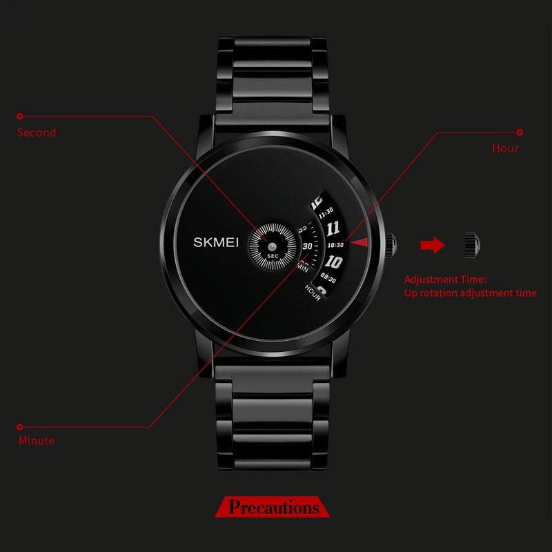 Stylish 30m Waterproof Quartz Watch with Stainless Steel Band - Silver 5
