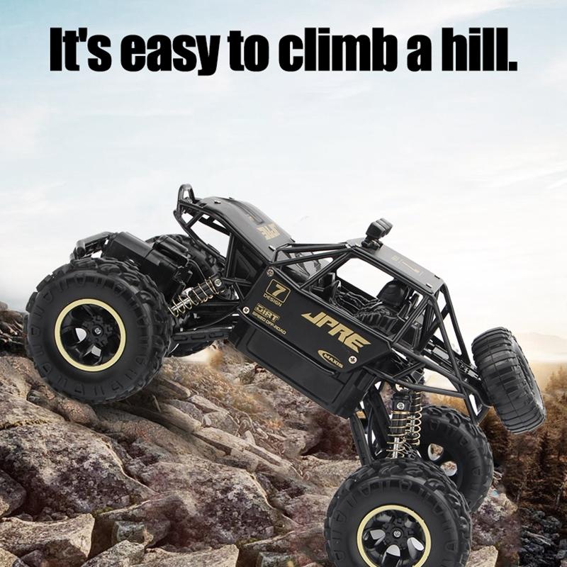 Off-road Climbing Car with 2.4ghz Remote Control and Double Motors - Silver 5