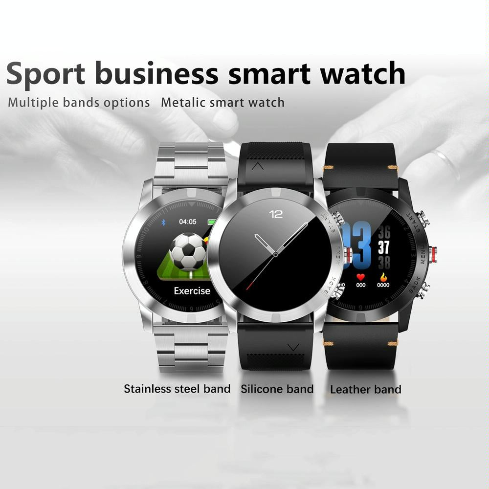 Waterproof Smart Bracelet With Call Reminder And Heart Rate Monitor - Ip68 - Silver 5