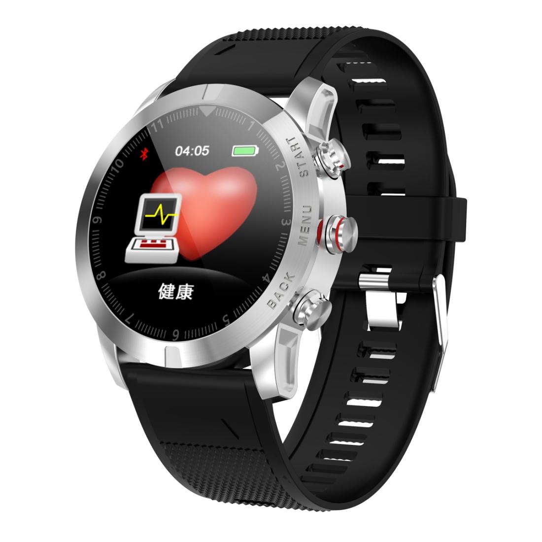 Waterproof Smart Bracelet With Call Reminder And Heart Rate Monitor - Ip68 - Silver 14