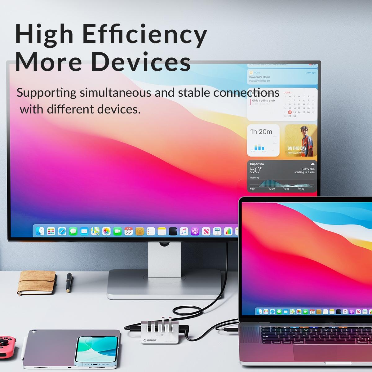 Aluminum 4-Port Type-C & Usb 3.2 Gen2 Hub 13