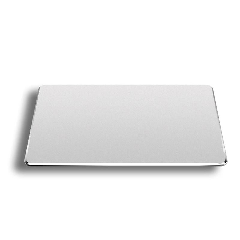 Double Sided Non Slip Aluminum Mouse Pad M Size - Silver 3