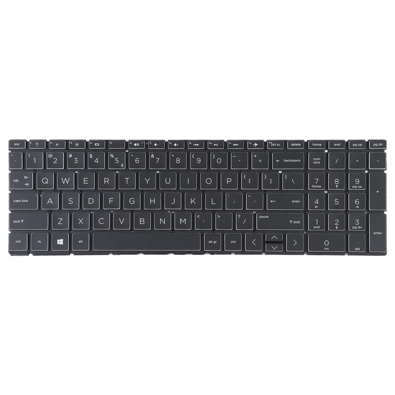 Backlit us Keyboard for Hp 15-da / Db Series - Silver 3