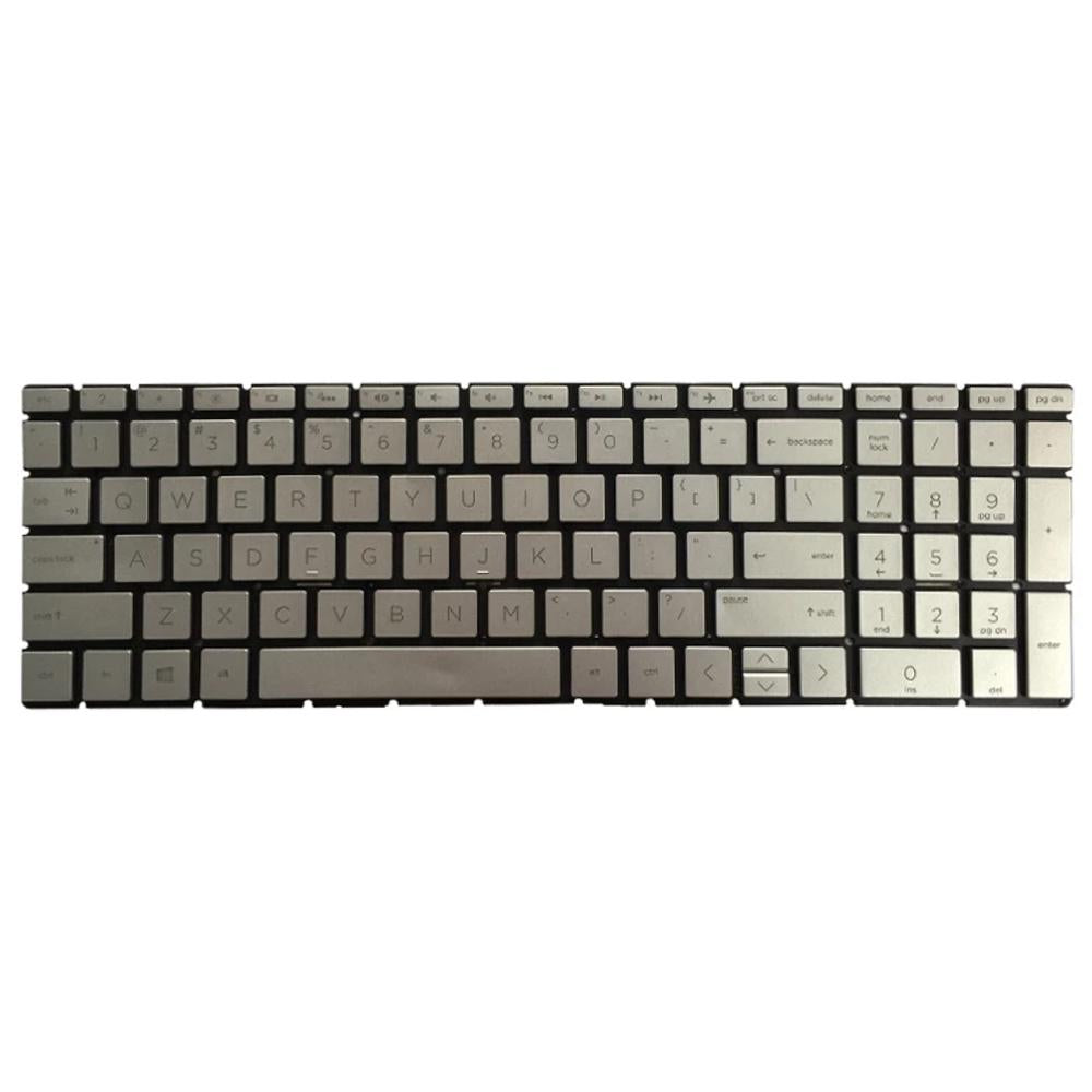 Backlit us Keyboard for Hp 15-da / Db Series - Silver 7