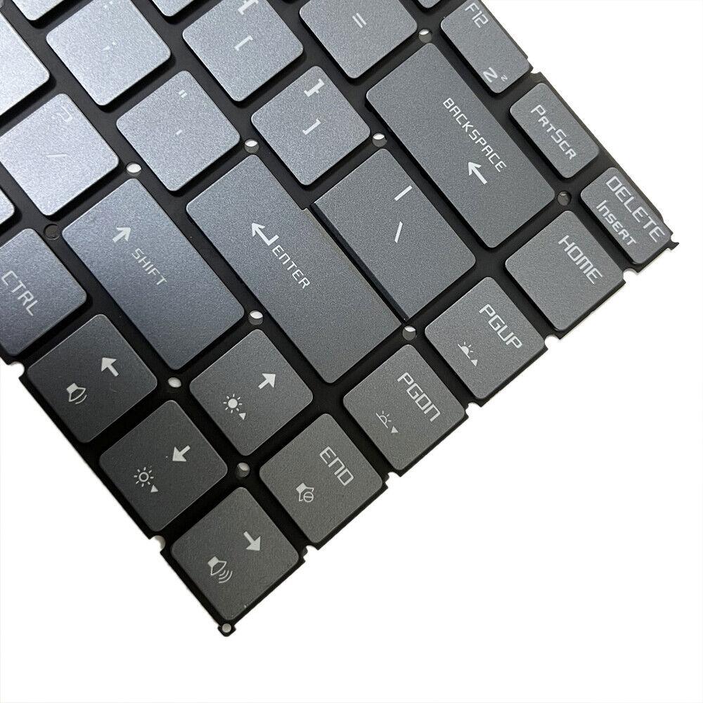 Backlit Laptop Keyboard for Msi Gs65 Series - us Version - Silver 6
