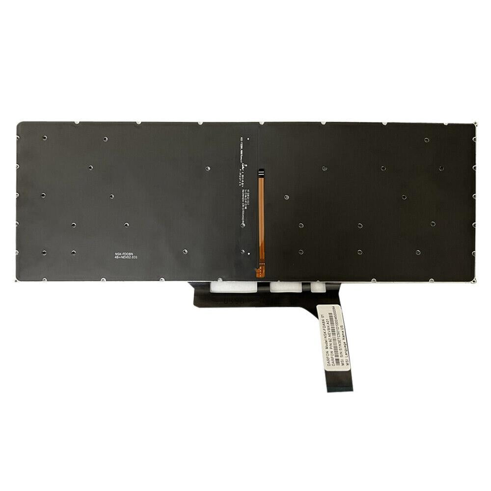 Backlit Laptop Keyboard for Msi Gs65 Series - us Version - Silver 10