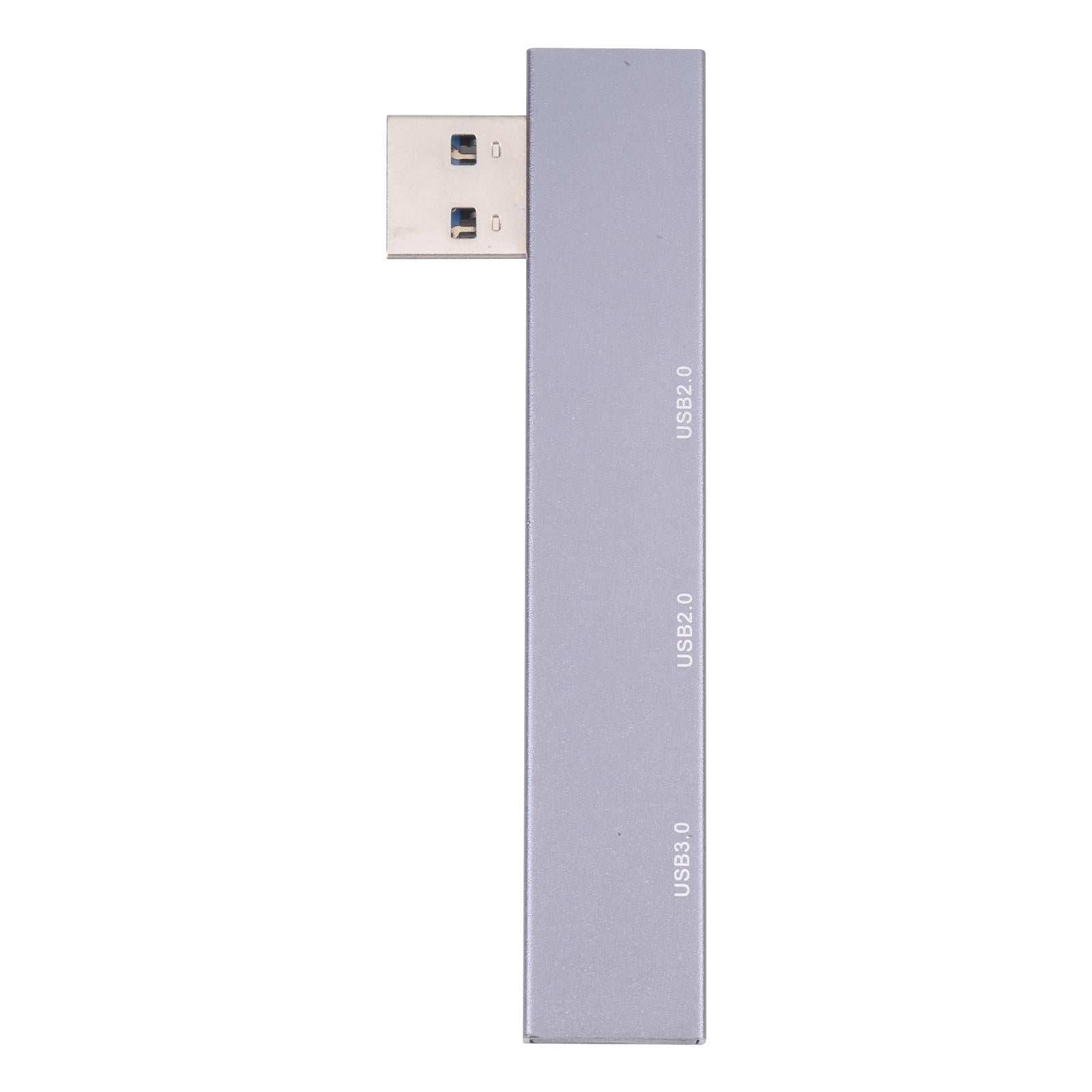 Usb Male To Dual Usb 2.0+3.0 Female Adapter Silver 3