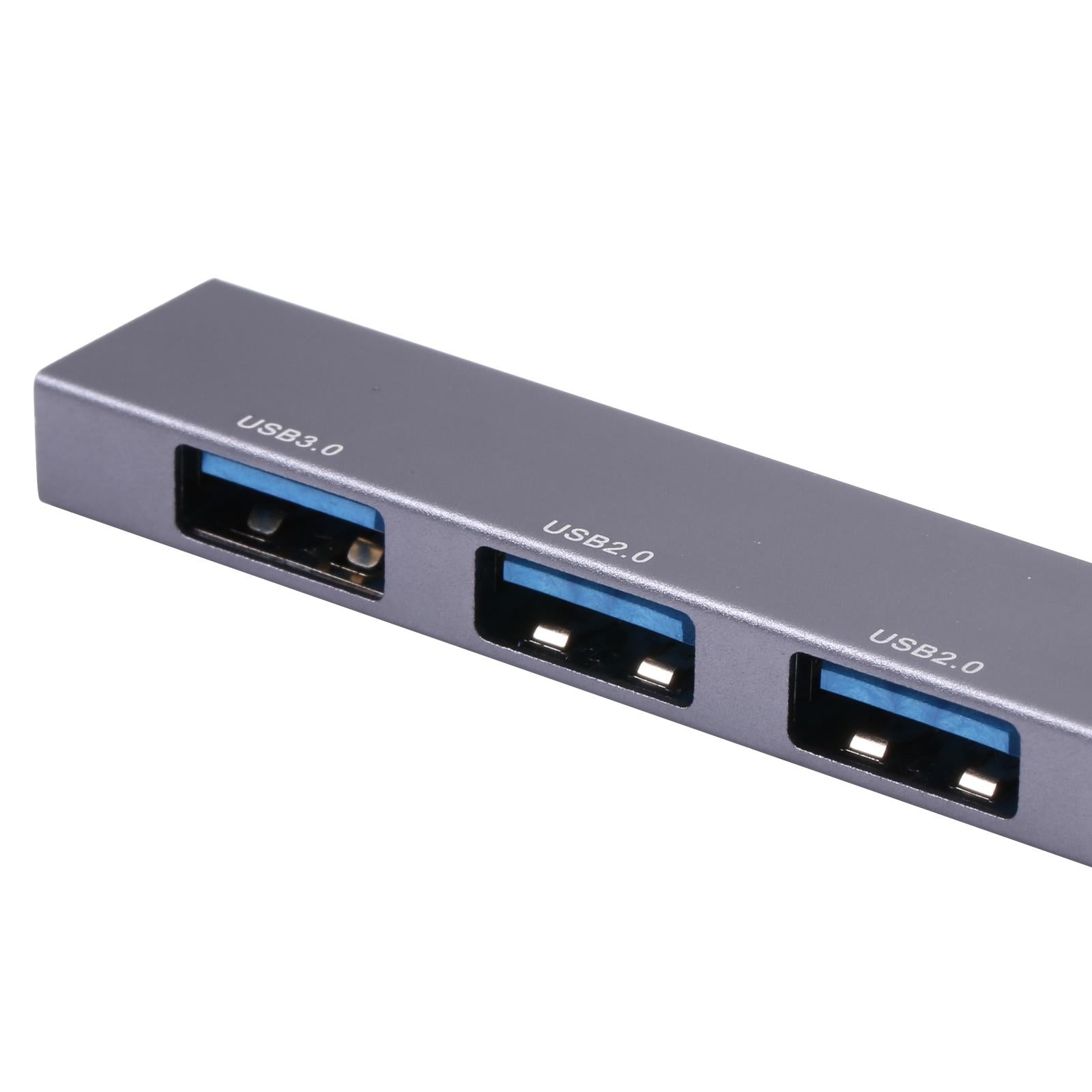 Usb Male To Dual Usb 2.0+3.0 Female Adapter Silver 5
