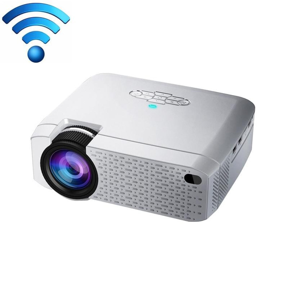 Portable Home Theater Projector - 1600 Lumens Hd Silver 3