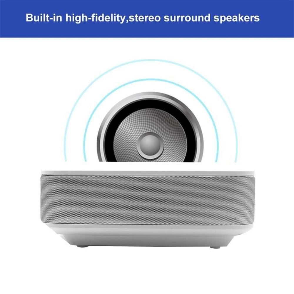 Portable Home Theater Projector - 1600 Lumens Hd Silver 7