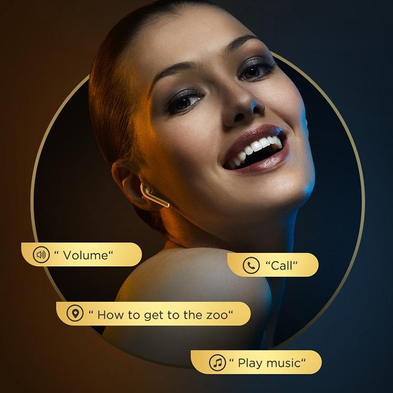 Silver Binaural Tws Bluetooth 5.0 Earphones - T03s Pride Version 4