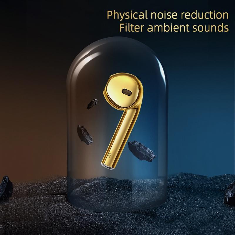Silver Binaural Tws Bluetooth 5.0 Earphones - T03s Pride Version 10