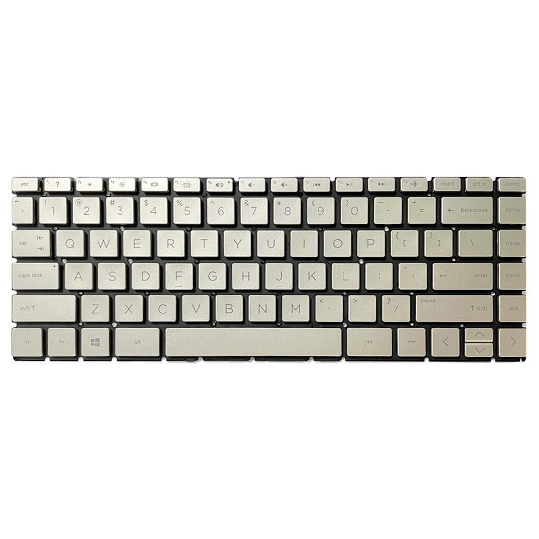 Backlit us Keyboard for Hp Pavilion X360 14 Laptops - Silver 3