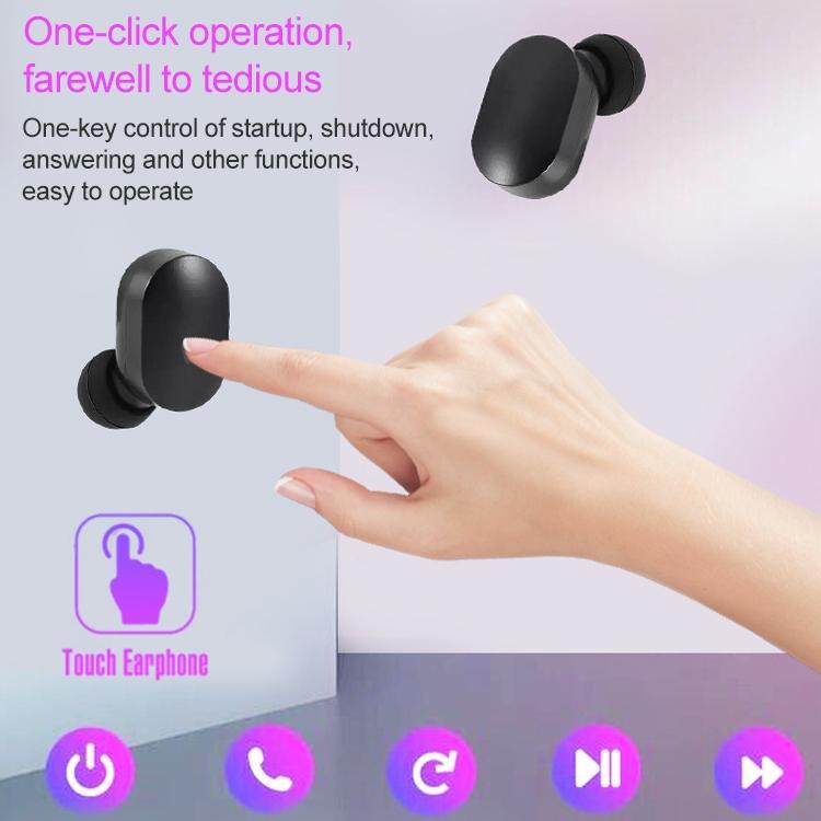 Wireless Touch Bluetooth Headset with Smart Magnetic Charging - Automatic Pairing - Silver 8