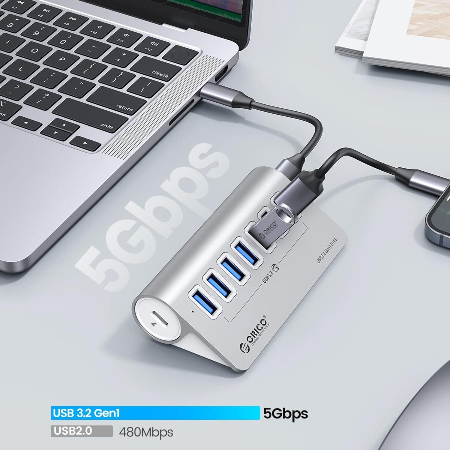 7-Port Usb 3.2 Gen1 Hub With 1M Cable 3