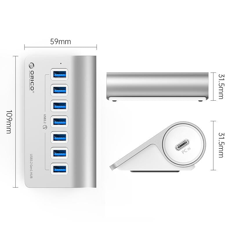7-Port Usb 3.2 Gen1 Hub With 1M Cable 10