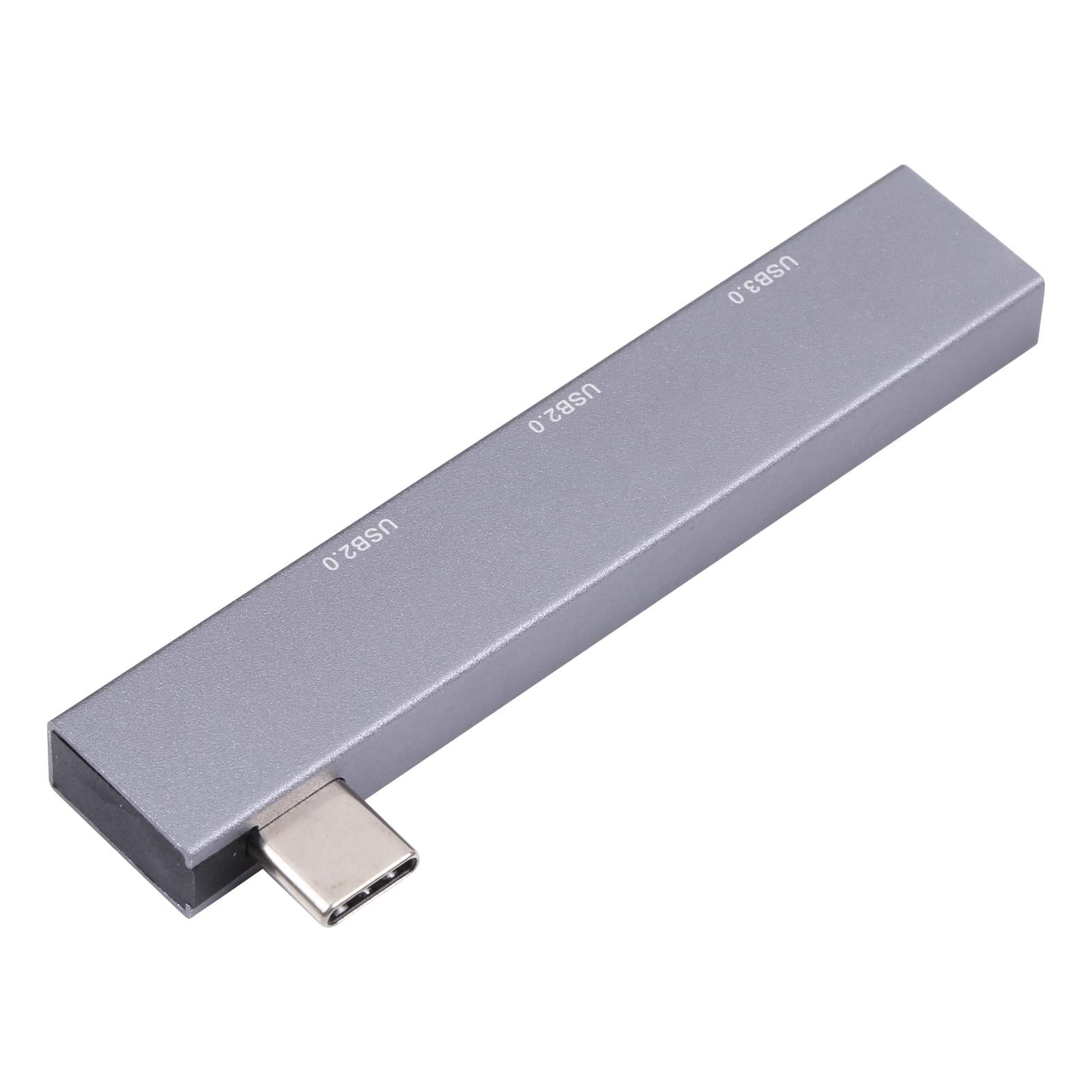 Usb-C To Dual Usb Adapter Silver 3