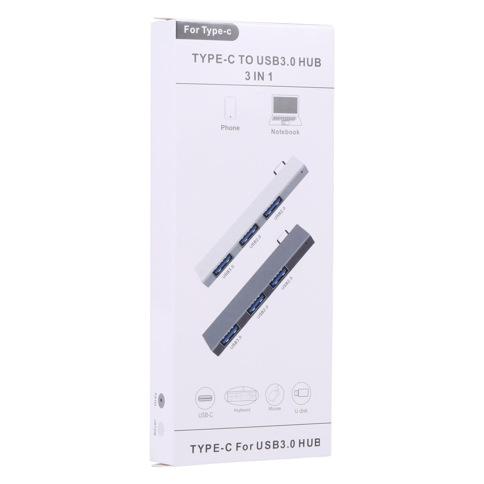 Usb-C To Dual Usb Adapter Silver 5