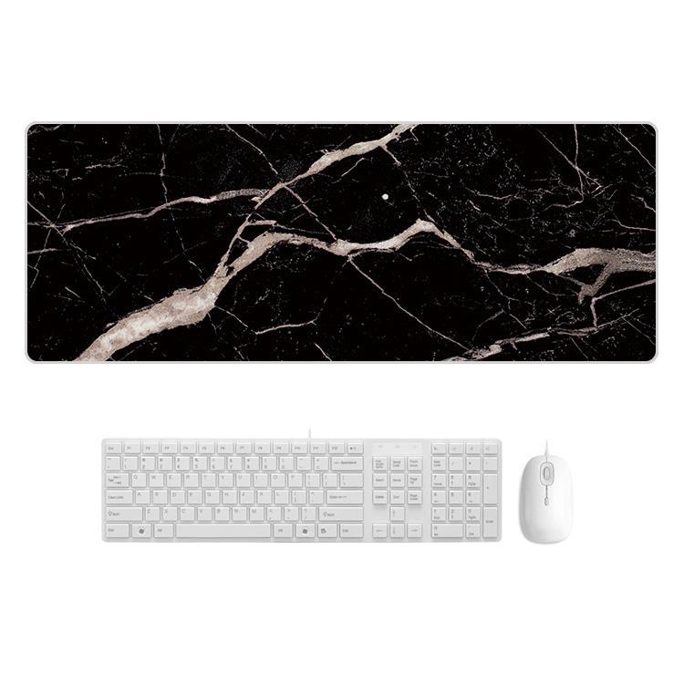 Sturdy Marbled Rubber Mouse Pad - Rainbow Marble
