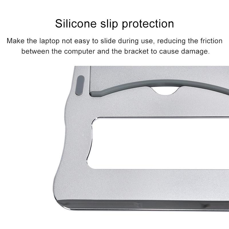 Portable Aluminum Laptop Stand - Simple & Stylish - Silver 5