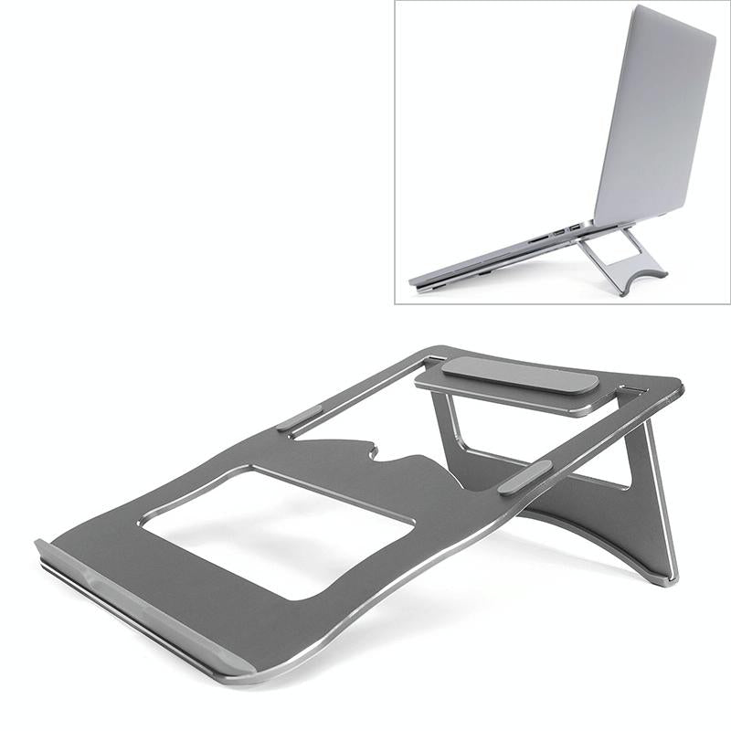 Portable Aluminum Laptop Stand - Simple & Stylish - Silver 7