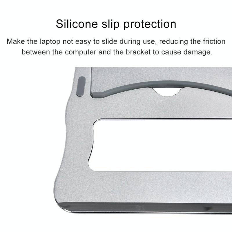 Portable Aluminum Laptop Stand - Simple & Stylish - Silver 10