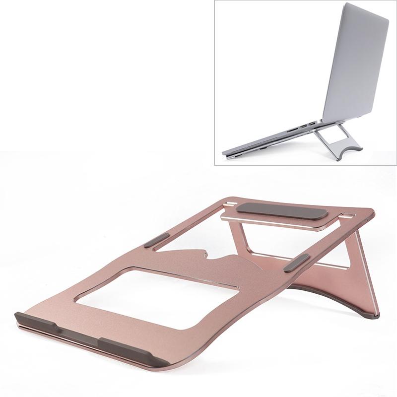 Portable Aluminum Laptop Stand - Simple & Stylish - Silver 13