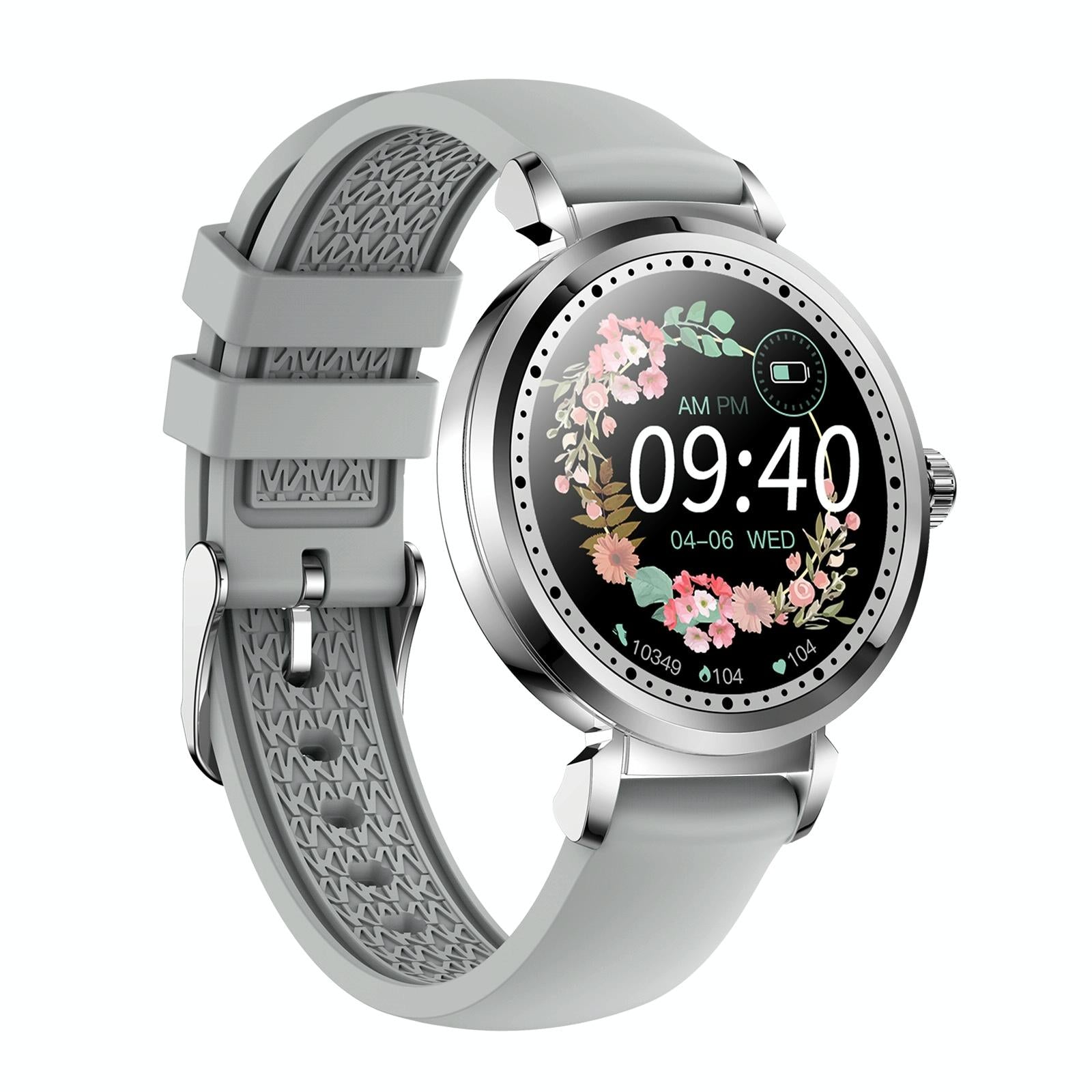 Menstrual Period Smart Bracelet With Blood Pressure And Heart Rate Monitoring - Silver 3